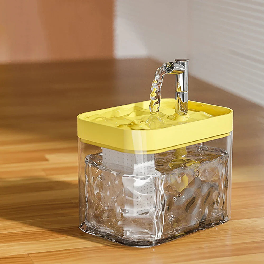 Fontaine à eau pour chat 2,5 L avec plateau large