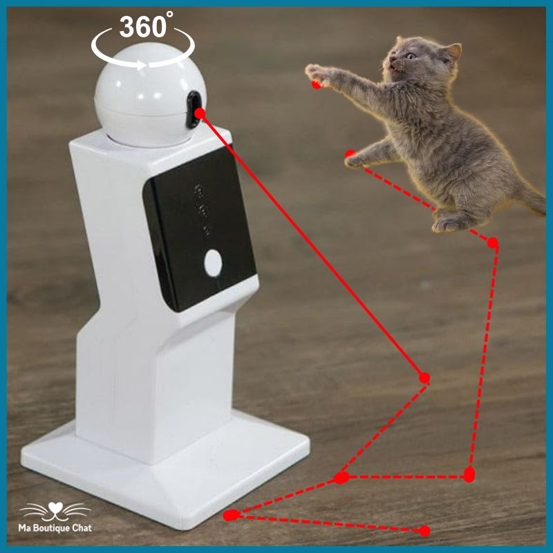 Jouet Laser 360° Pour Chat