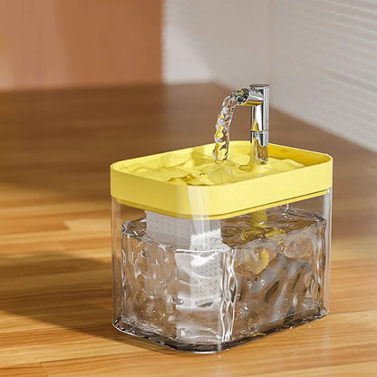Fontaine à eau pour chat 2,5 L avec plateau large