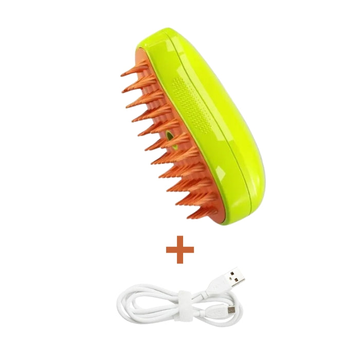 Brosse a chat & chien avec Spray Vapeur d'Eau