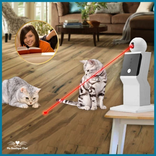 Jouet Laser 360° Pour Chat