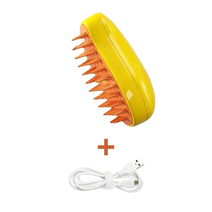 Brosse a chat & chien avec Spray Vapeur d'Eau