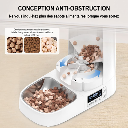 Mangeoire Automatique 4L pour Animaux de Compagnie – Simplifiez la Vie de Votre Animal et la Vôtre